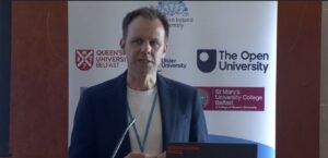 Image of Dr David Coyles delivering presentation
