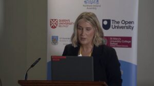 Image of Dr Finola Ferry presenting